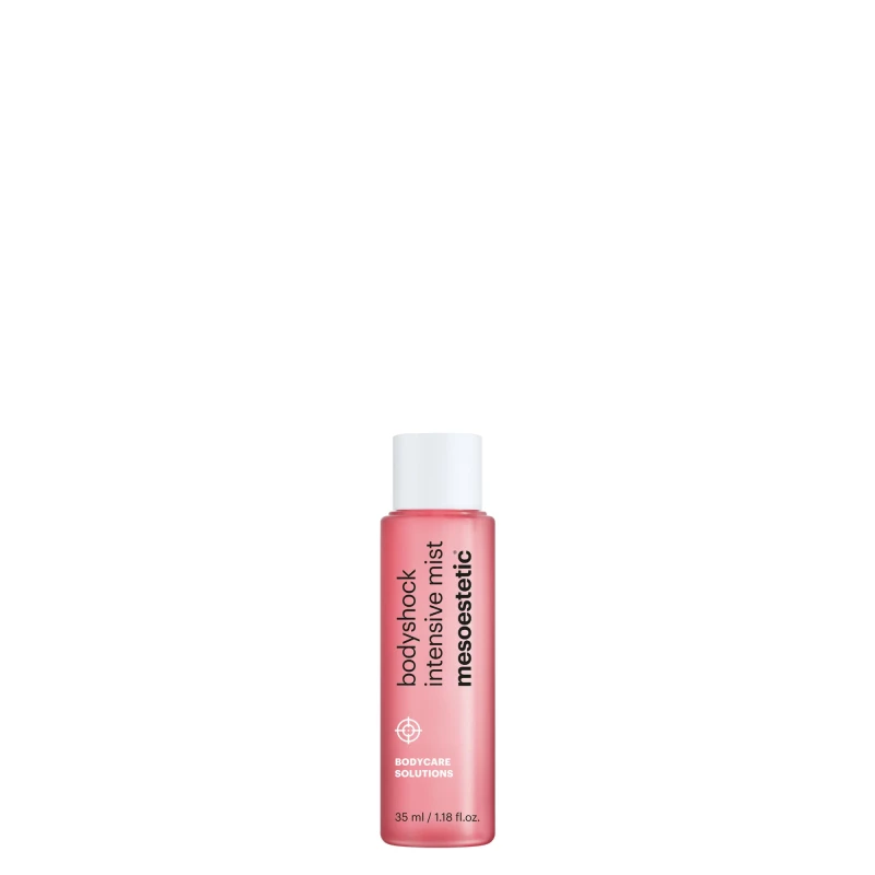 Mesoestetic bodyshock® intensive mist | Intensyvus dvifazis kūno koncentratas vietiniams riebalų kaupimams ir celiulito požymių mažinimui 2 × 35 ml