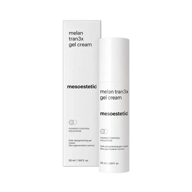 Mesoestetic melan tran3x gel cream | Priešpigmentacinis gelis-kremas su traneksamo rūgštimi 50 ml