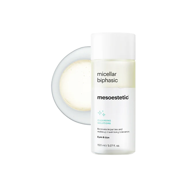 Mesoestetic micellar biphasic | Двухфазное средство для снятия макияжа с глаз и губ 150 мл