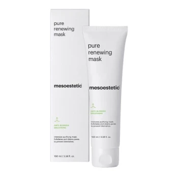 Mesoestetic pure renewing mask | Intensyviai valanti veido kaukė riebiai ir spuoguotai odai 100 ml