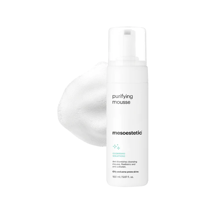 Mesoestetic Purifying Mousse | Очищающая пенка для жирной и склонной к акне кожи 150 мл