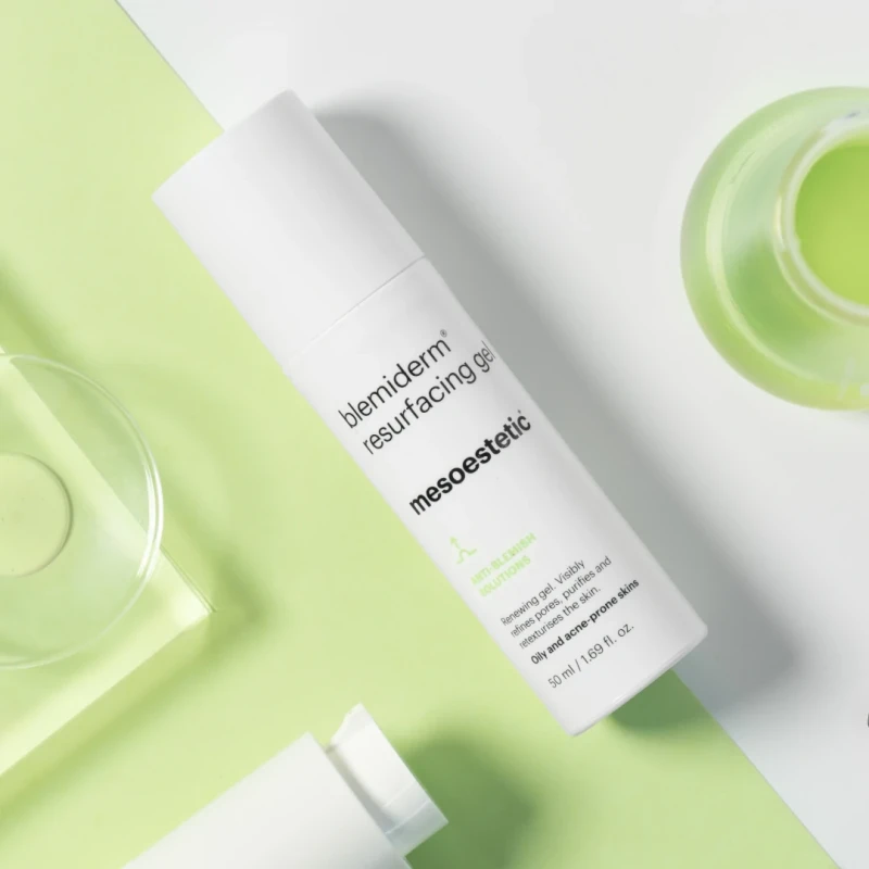 Mesoestetic blemiderm® resurfacing gel | Atkuriamasis gelis su salicilo ir glikolio rūgštimi 50 ml