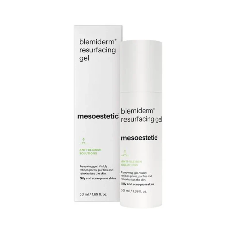 Mesoestetic blemiderm® resurfacing gel | Atkuriamasis gelis su salicilo ir glikolio rūgštimi 50 ml