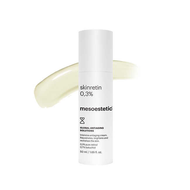 Mesoestetic Skinretin 0,3% Cream with Retinol | Nakčiai skirtas priešraukšlių kremas su retinolu 50 ml