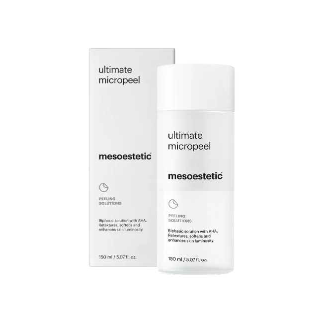 Mesoestetic ultimate micropeel | Поверхностный двухфазный микропилинг для лица 150 мл