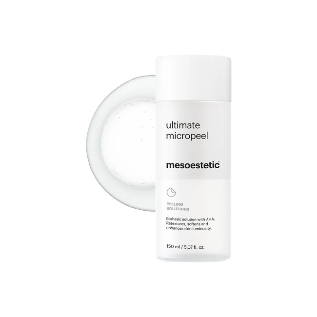 Mesoestetic ultimate micropeel | Поверхностный двухфазный микропилинг для лица 150 мл