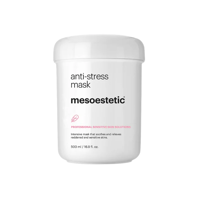 Mesoestetic Anti-Stress Mask | Profesionali raminamoji veido kaukė jautriai ir sudirgusiai odai 500 ml