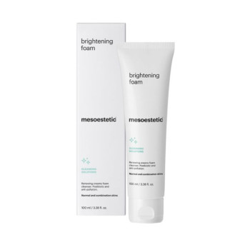 Mesoestetic Brightening Foam | Кремообразная очищающая пенка для лица 100 мл