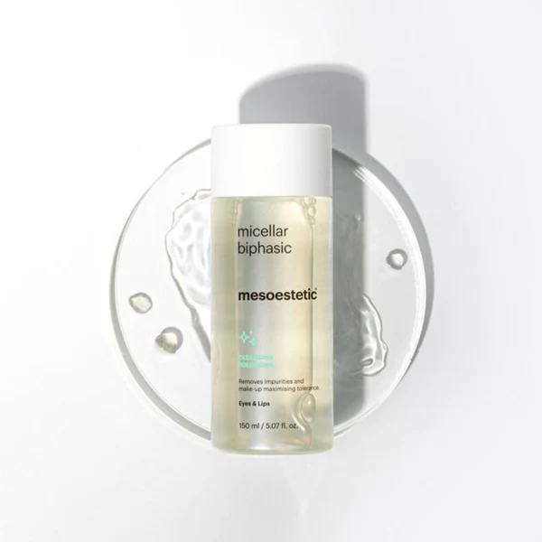 Mesoestetic micellar biphasic | Двухфазное средство для снятия макияжа с глаз и губ 150 мл