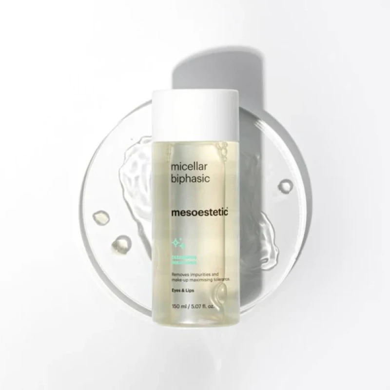 Mesoestetic micellar biphasic | Dvifazis makiažo valiklis akims ir lūpoms 150 ml
