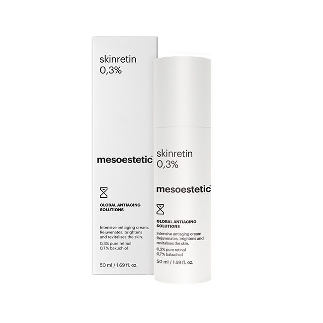 Mesoestetic Skinretin 0,3% Cream with Retinol | Nakčiai skirtas priešraukšlių kremas su retinolu 50 ml