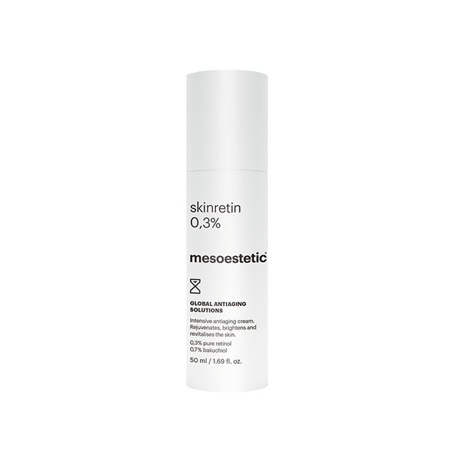 Mesoestetic Skinretin 0,3% Cream with Retinol | Nakčiai skirtas priešraukšlių kremas su retinolu 50 ml