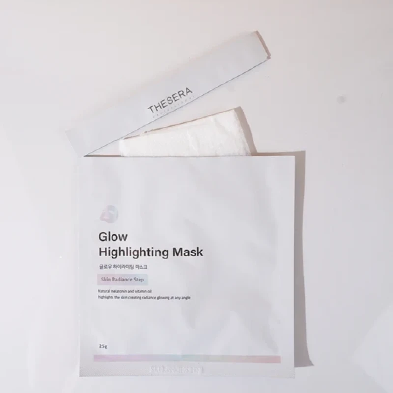 THESERA Glow Highlighting Mask | Осветляющая сияющая маска для лица 10 x 25 g
