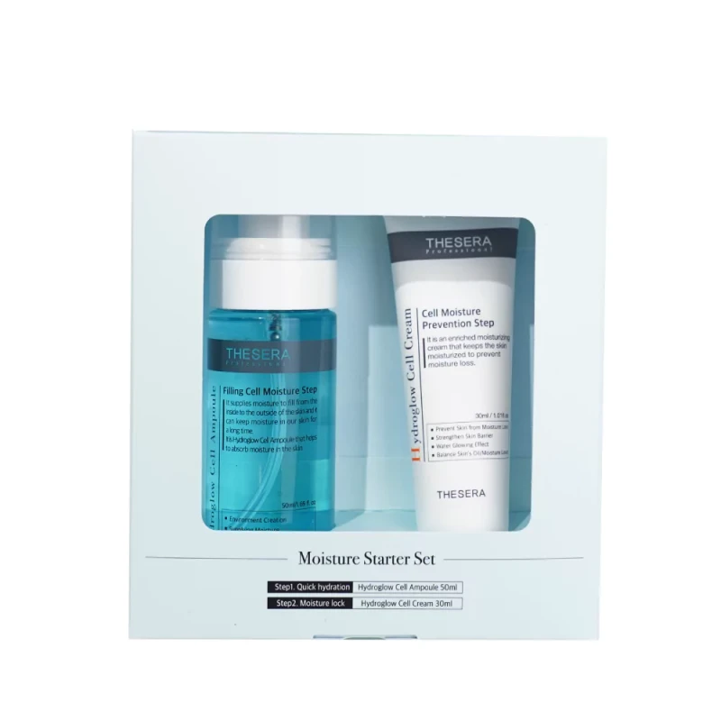 THESERA Moisture Starter Set | Drėkinamasis odos priežiūros rinkinys