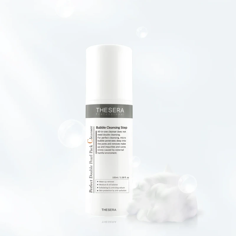 Thesera Perfect Double Pearl Pack Cleanser | Mikroburbulų valiklis 100 ml