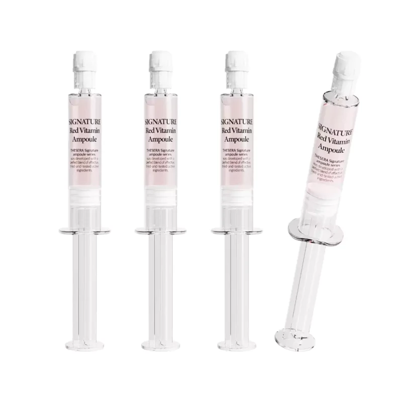 THESERA Signature Red Vitamin Exosome Ampoule | Spindesnį suteikianti eksosomų ampulė 4 ml