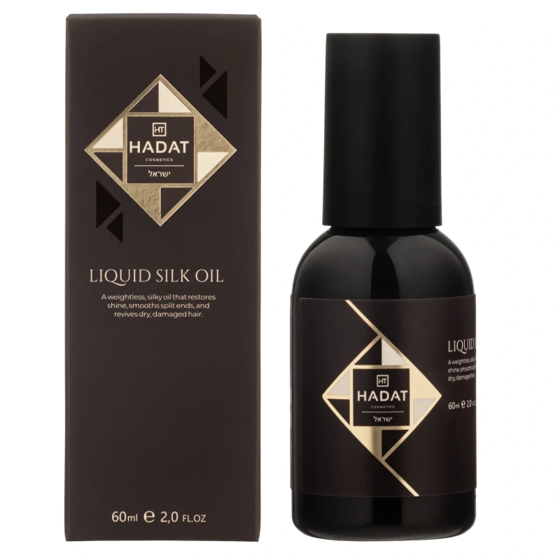 HADAT Liquid Silk Oil | Maitinantis plaukų aliejus glotnumui ir termoapsaugai 100 ml