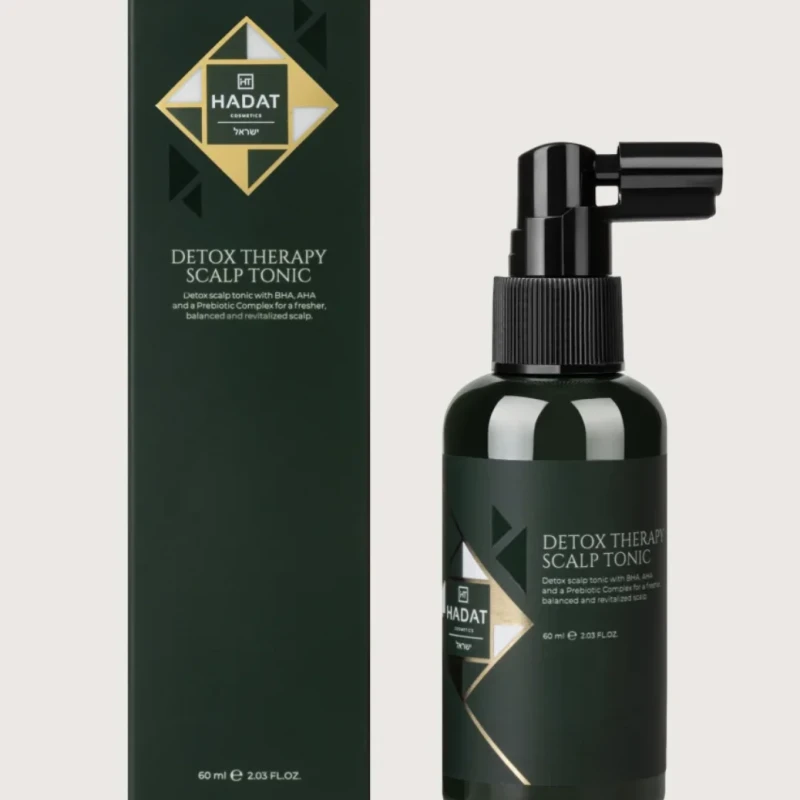 Hadat Cosmetics Detox Therapy Scalp Tonic | Nenuplaunamas tonikas galvos odos pusiausvyrai ir gaivumui 60 ml