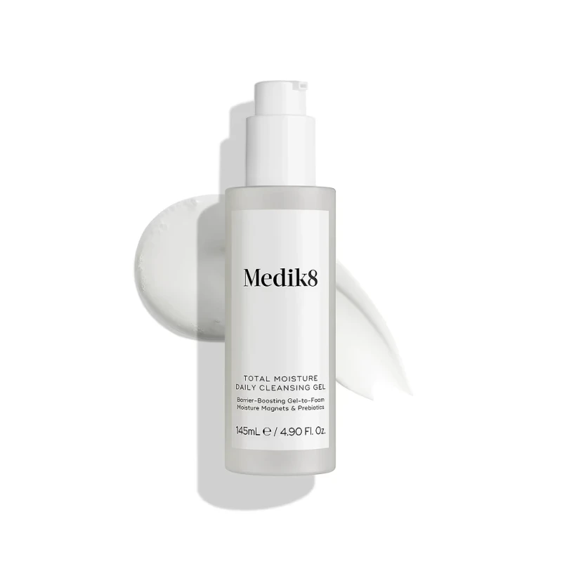 Medik8 Total Moisture Daily Cleansing Gel | Drėkinamasis valomasis gelis odos barjero palaikymui 145 ml