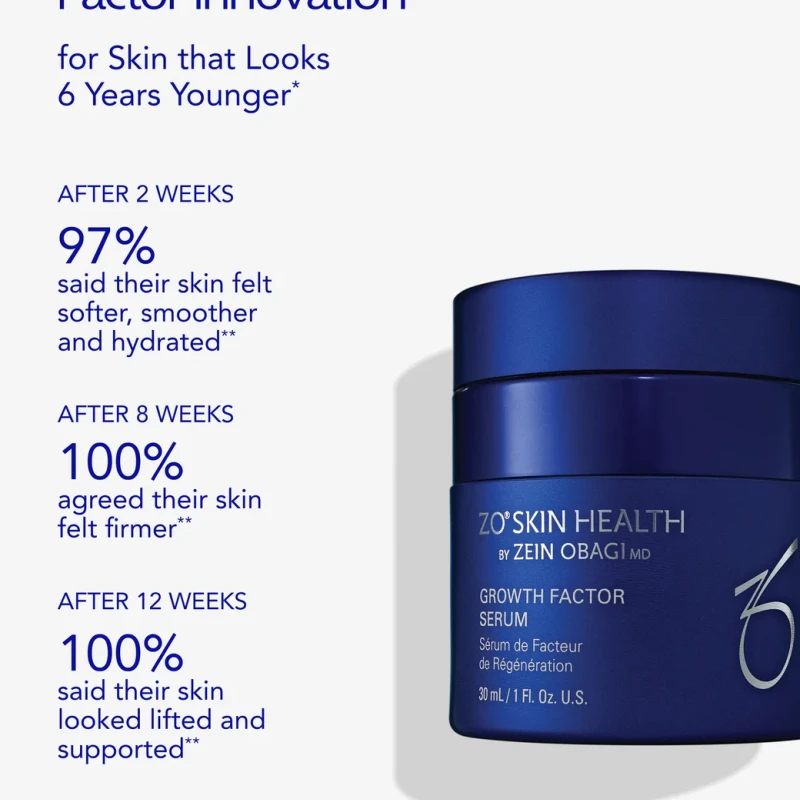 Product Name: ZO Skin Health Growth Factor Serum | Priešraukšlinis serumas odos stangrumui ir atnaujinimui 30 ml