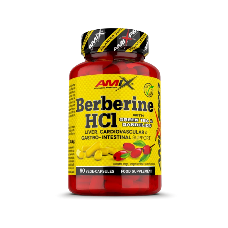Amix Berberine HCl | Berberinas HCl 60 kapsulių