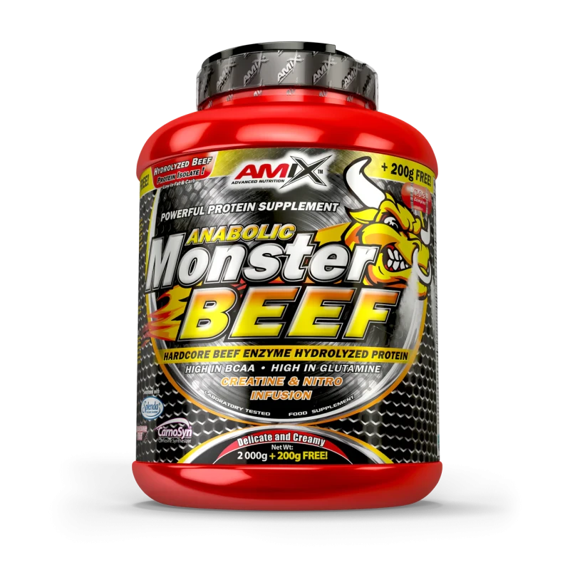 Amix Anabolic Monster Beef Protein | Hidrolizuotas Jautienos Baltymai 2200 g