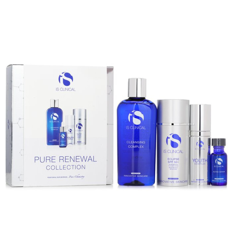 iS Clinical Pure Renewal Collection | Atstatomas ir odą stangrinantis veido priežiūros rinkinys