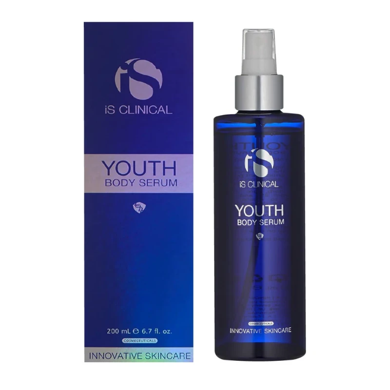 iS Clinical Youth Body Serum | Drėkinantis kūno serumas–purškiklis su antioksidantais 200 ml