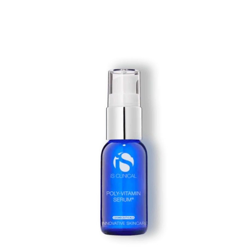 iS Clinical Poly-Vitamin Serum | Atkuriantis ir drėkinantis priešraukšlinis serumas 15 ml