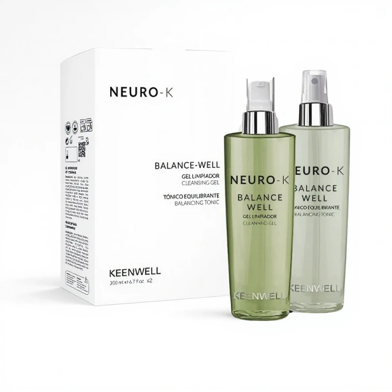Keenwell Neuro‑K Balance‑Well Cleansing Gel + Tonic | Gelis & Tonikas 200 ml + 200 ml
