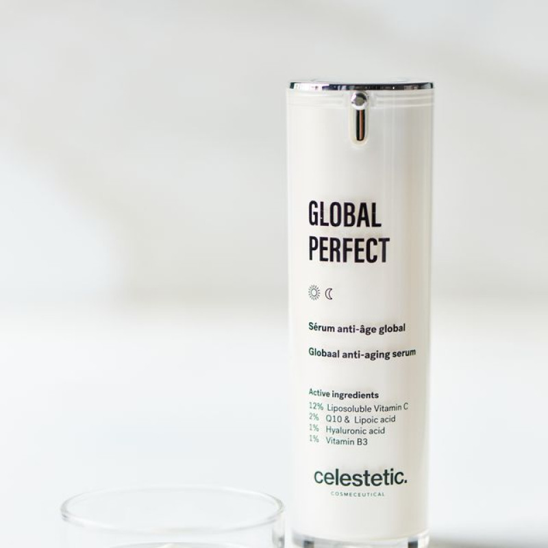 Celestetic Global Perfect | Anti-age serumas su C vitaminu ir Q10 30 ml