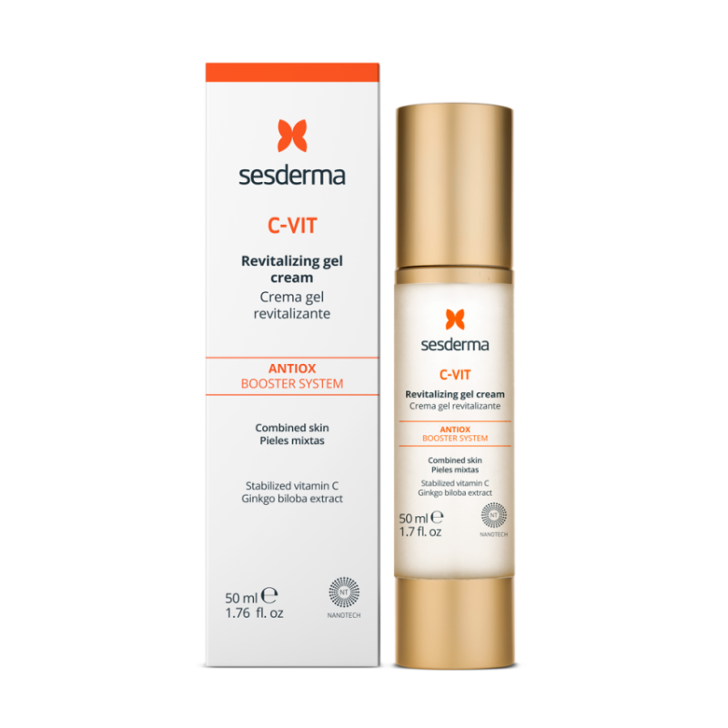 Sesderma C-VIT Revitalizing Gel Cream | Šviesinantis veido gelinis kremas 50 ml