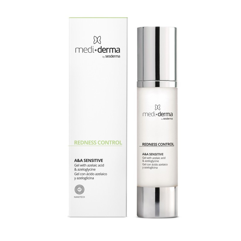Mediderma Redness Control Sensitive Gel | Apsunkimą mažinantis veido gelis 50 ml