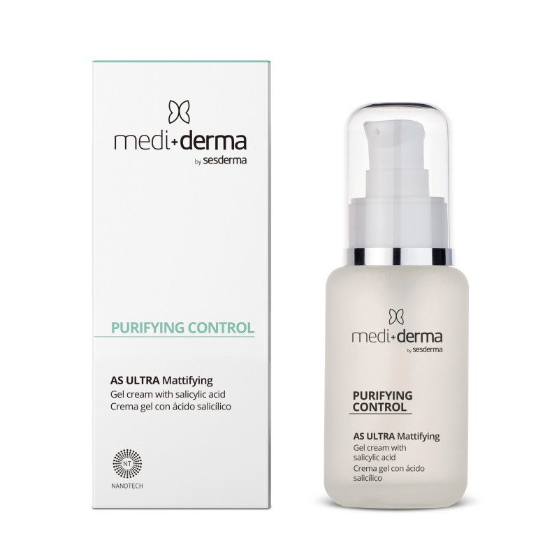 Mediderma Sebum Regulator Gel Cream | Veido gelinis kremas su salicilo rūgštimi 50 ml