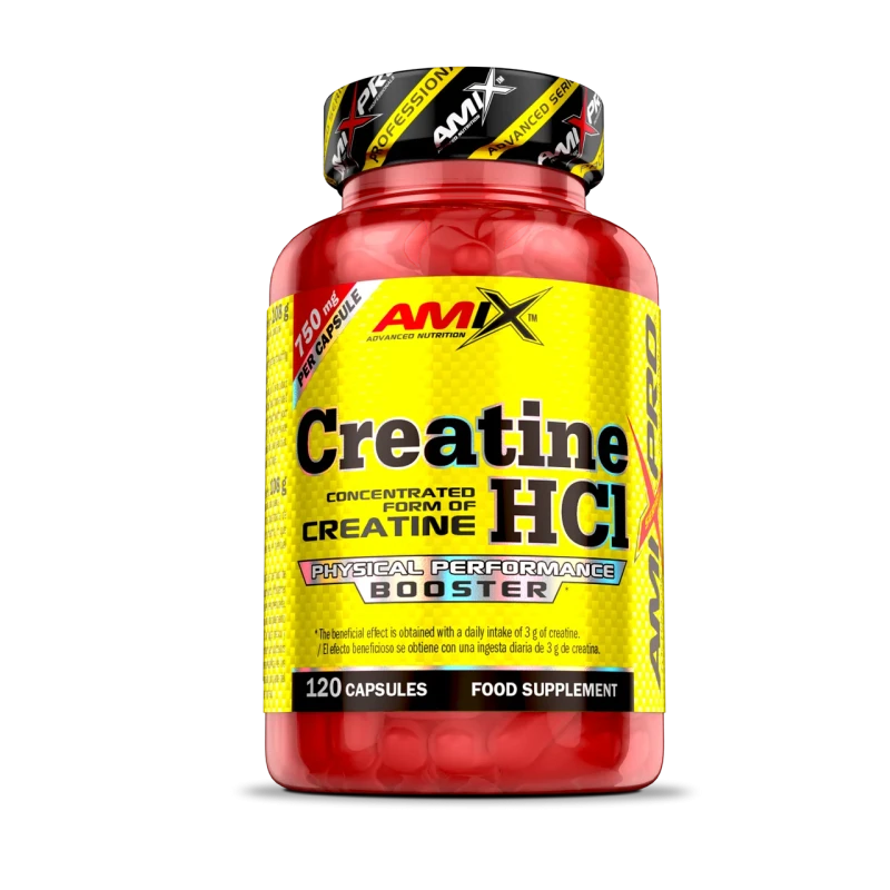 AmixPro Creatine HCl 3000 mg | Kreatinas 120 kapsulių