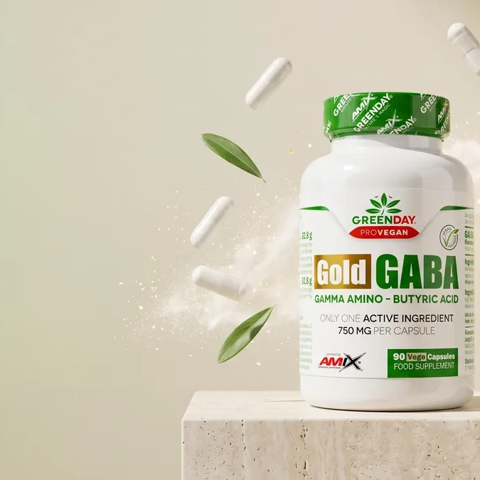 Amix GreenDay ProVEGAN GABA 750 mg | 90 kapsulių