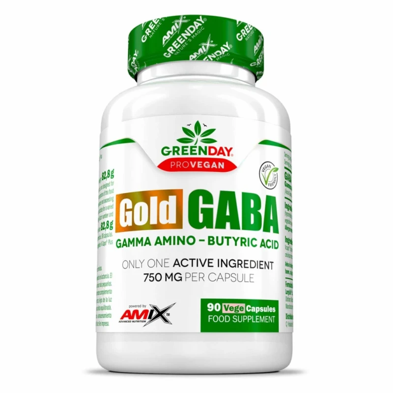 Amix GreenDay ProVEGAN GABA 750 mg | 90 kapsulių