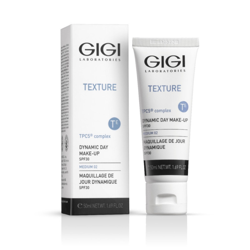 GIGI Texture Dynamic Day Make-Up SPF30 | Tonuojantis dieninis kremas Medium 50 ml
