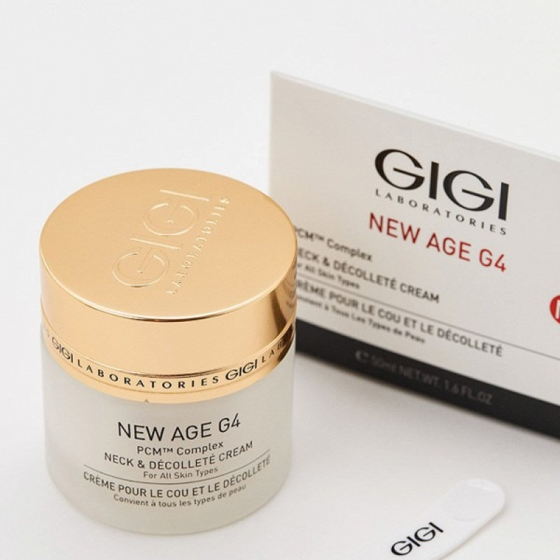 GIGI New Age G4 Neck & Decollete Cream | Priešraukšlių kaklo ir dekoltė kremas 50 ml