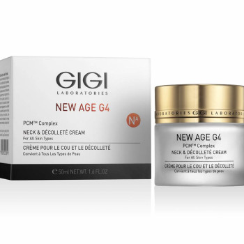 GIGI New Age G4 Neck & Decollete Cream | Priešraukšlių kaklo ir dekoltė kremas 50 ml