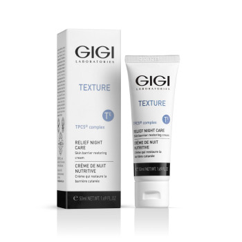 GIGI Texture Relief Night Care | Восстанавливающий ночной крем 50 мл