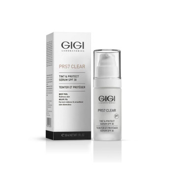 GIGI PRS7 Clear Tint & Protect SPF30 | Tonuojantis SPF kremas jautriai odai 30 ml
