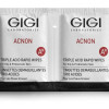GIGI Acnon Triple Acid Rapid Wipes | Очищающие пилинговые салфетки с кислотами 30 шт.