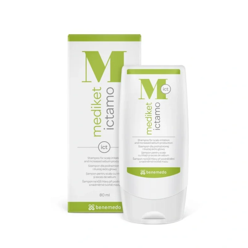 Benemedo Mediket Ictamo | Šampūnas dirginamai galvos odai 80 ml