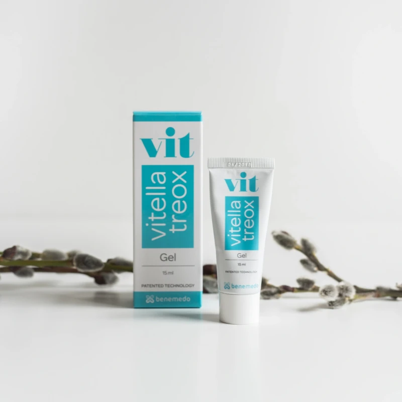 Benemedo Vitella Treox | Regeneruojantis gelis sudirgusiai odai 20 ml