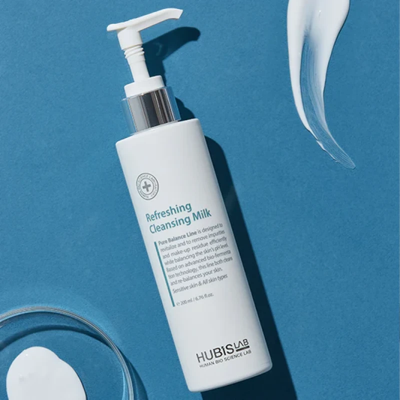 HUBISLAB Pure Balance Refreshing Cleansing Milk | Valomasis pienelis 200 ml