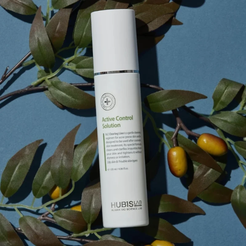 HUBISLAB Active Control Solution | Sebumą subalansuojantis tonikas riebiai ir probleminiai odai 120 ml