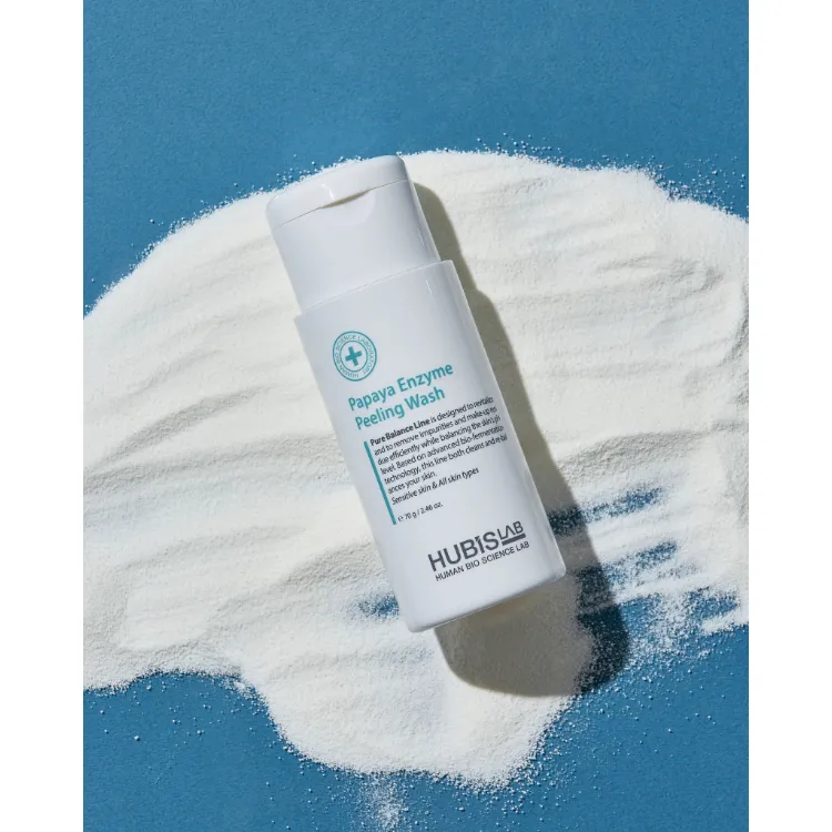 HUBISLAB Pure Balance Papaya Enzyme Peeling Wash | Enzimų pilingas su papaja 100 g