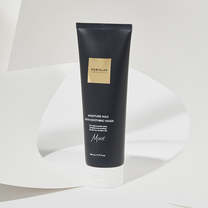 HUBISLAB Moisture Max with Soothing Mask | Raminanti ir drėkinanti veido kaukė 230 ml