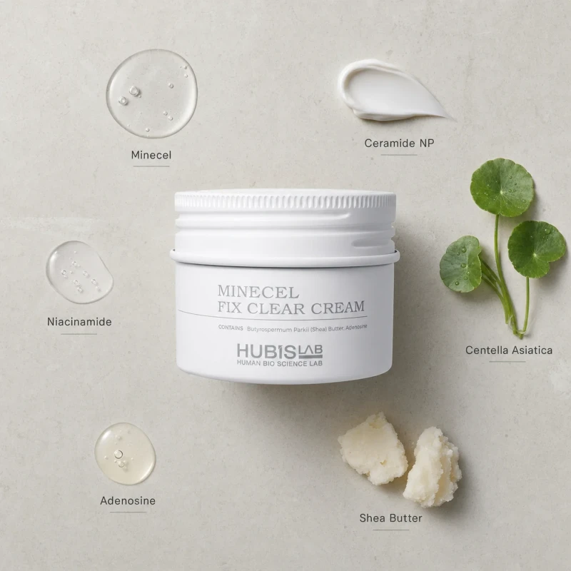 HubisLab Minecel Fix Clear Cream | Kremas, stiprinantis barjerą odos atstatymui 50 ml